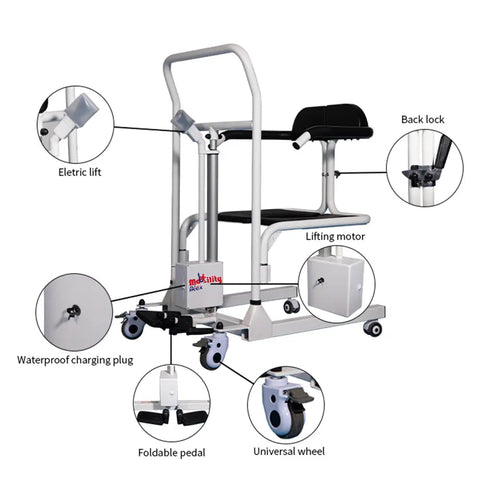 Mobility Plex Powered nursing transfer lifts - seat type - XFL-QX- YW01-1 Mobility Plex