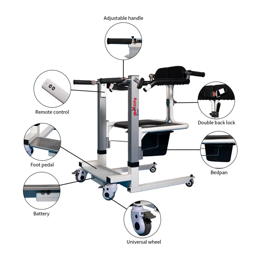 Mobility Plex Powered nursing transfer lifts - seat type XFL-QX- YW05 Mobility Plex