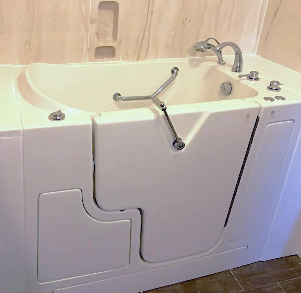 Avora Bath Walk-in Right Hand Water Jetted Tub 52X30X41 Wheelch Water Accessible Mobility Plex