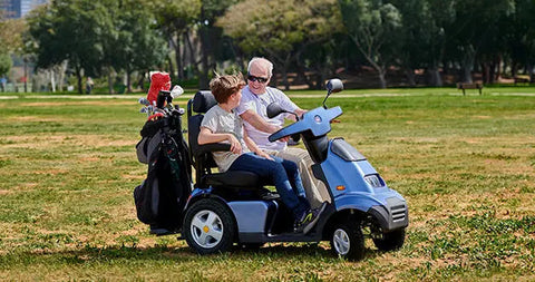 Afiscooter S4 The Ultimate Outdoor, Heavy-Duty Mobility Scooter With a Wide Seat Afiscooter