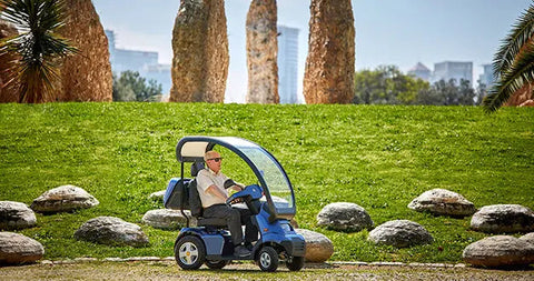 Afiscooter S4 - The Ultimate 4 Wheel Outdoor, Heavy-Duty Mobility Scooter Afiscooter