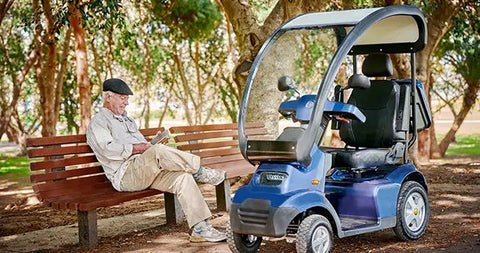 Afiscooter S4 - The Ultimate 4 Wheel Outdoor, Heavy-Duty Mobility Scooter Afiscooter