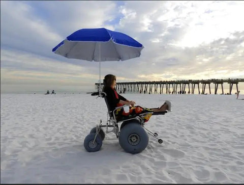 DEBUG ELEVATING LEG REST ALL–TERRAIN WHEELCHAIR All Terrain Wheelchairs