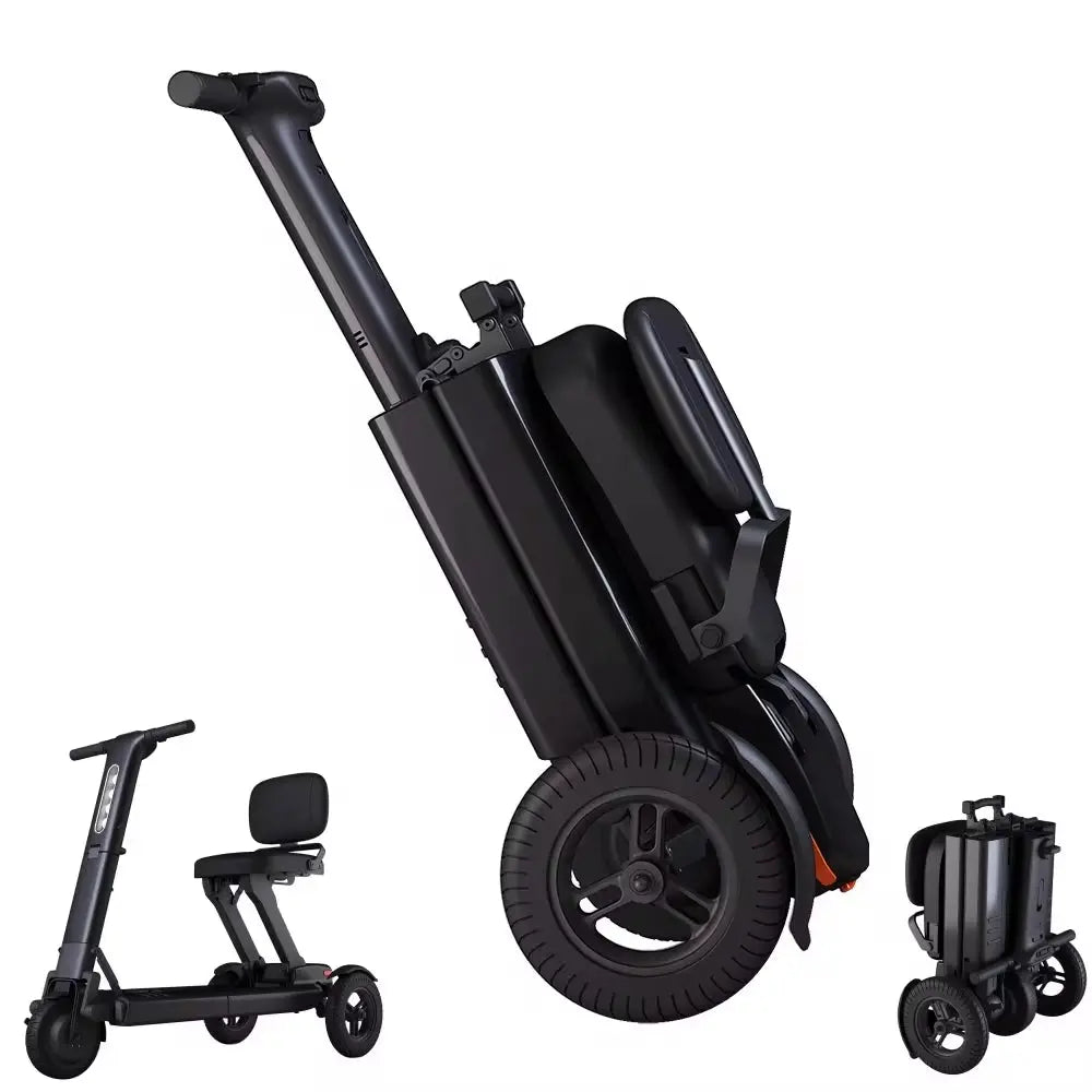 Mobility Plex KSM-908 Foldable Smart Electric Scooter for Handicapped Individuals, Fashionable Style for Elderly